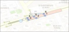 배경자료(지하철역사, 출입구) 정비 전